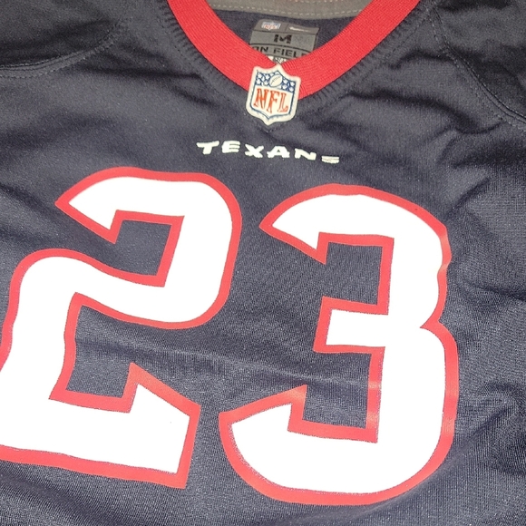 NFL Kids Navy and Red Jersey - Picture 2 of 5